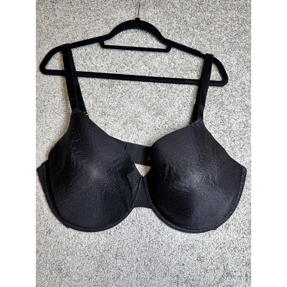 Natori Conform Full Fit Bra 42H Black Memory Contour Convertible Underwire NWT